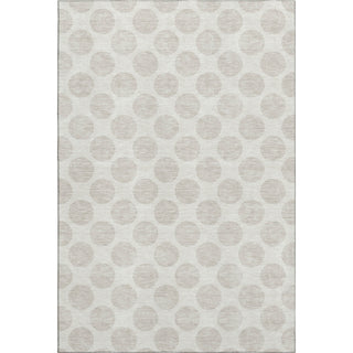 Piper Looms Mayfield Circles AMF980 Ivory Machine Washable Area Rug main image