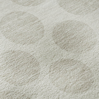 Piper Looms Mayfield Circles AMF980 Ivory Machine Washable Area Rug Swatch Image
