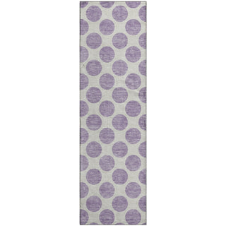 Piper Looms Mayfield Circles AMF980 Lavender Machine Washable Area Rug Runner Main Image
