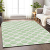 Piper Looms Mayfield Circles AMF980 Mint Machine Washable Area Rug Lifestyle Image Feature