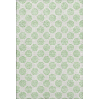 Piper Looms Mayfield Circles AMF980 Mint Machine Washable Area Rug main image