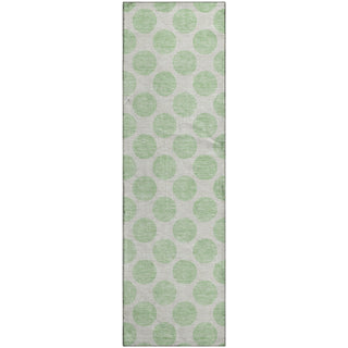 Piper Looms Mayfield Circles AMF980 Mint Machine Washable Area Rug Runner Main Image