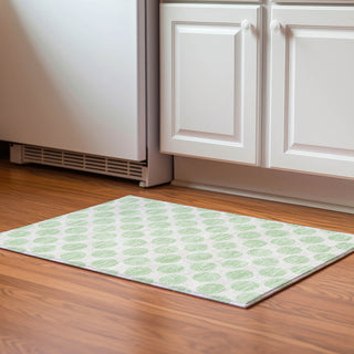 Piper Looms Mayfield Circles AMF980 Mint Machine Washable Area Rug Scatter Lifestyle Image Feature
