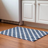Piper Looms Mayfield Circles AMF980 Navy Machine Washable Area Rug Scatter Lifestyle Image Feature
