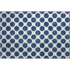 Piper Looms Mayfield Circles AMF980 Navy Machine Washable Area Rug Scatter Main Image