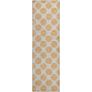 Piper Looms Mayfield Circles AMF980 Peach Machine Washable Area Rug Runner Main Image