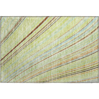 Piper Looms Mayfield Stripes AMF981 Aloe Machine Washable Area Rug Scatter Main Image
