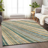 Piper Looms Mayfield Stripes AMF981 Beige Machine Washable Area Rug Lifestyle Image Feature