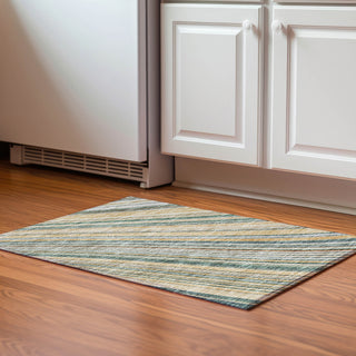 Piper Looms Mayfield Stripes AMF981 Beige Machine Washable Area Rug Scatter Lifestyle Image Feature
