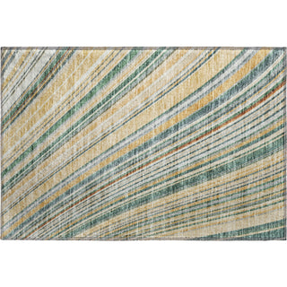 Piper Looms Mayfield Stripes AMF981 Beige Machine Washable Area Rug Scatter Main Image