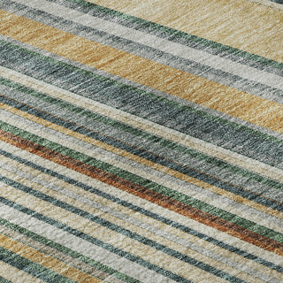 Piper Looms Mayfield Stripes AMF981 Beige Machine Washable Area Rug Swatch Image