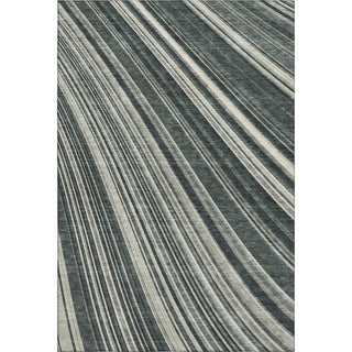 Piper Looms Mayfield Stripes AMF981 Black Machine Washable Area Rug main image