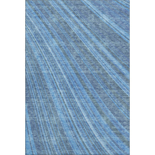 Piper Looms Mayfield Stripes AMF981 Blue Machine Washable Area Rug main image