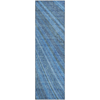 Piper Looms Mayfield Stripes AMF981 Blue Machine Washable Area Rug Runner Main Image