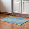 Piper Looms Mayfield Stripes AMF981 Denim Machine Washable Area Rug Scatter Lifestyle Image Feature