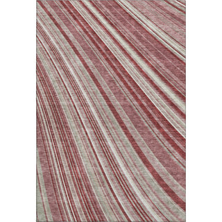 Piper Looms Mayfield Stripes AMF981 Garnet Machine Washable Area Rug main image