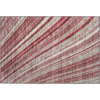 Piper Looms Mayfield Stripes AMF981 Garnet Machine Washable Area Rug Scatter Main Image
