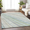 Piper Looms Mayfield Stripes AMF981 Ivory Machine Washable Area Rug Lifestyle Image Feature