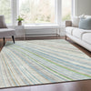 Piper Looms Mayfield Stripes AMF981 Ivory Machine Washable Area Rug Lifestyle Image Feature