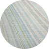 Piper Looms Mayfield Stripes AMF981 Ivory Machine Washable Area Rug Round Main Image