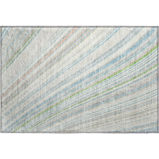 Piper Looms Mayfield Stripes AMF981 Ivory Machine Washable Area Rug Scatter Main Image