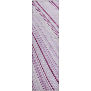 Piper Looms Mayfield Stripes AMF981 Lavender Machine Washable Area Rug Runner Main Image