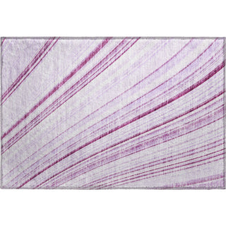 Piper Looms Mayfield Stripes AMF981 Lavender Machine Washable Area Rug Scatter Main Image