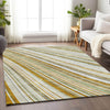 Piper Looms Mayfield Stripes AMF981 Linen Machine Washable Area Rug Lifestyle Image Feature