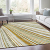 Piper Looms Mayfield Stripes AMF981 Linen Machine Washable Area Rug Lifestyle Image Feature