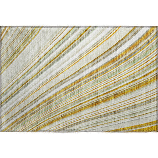 Piper Looms Mayfield Stripes AMF981 Linen Machine Washable Area Rug Scatter Main Image
