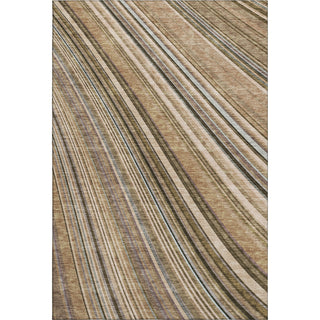 Piper Looms Mayfield Stripes AMF981 Taupe Machine Washable Area Rug main image