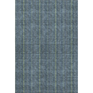 Piper Looms Mayfield Stripes AMF982 Blue Machine Washable Area Rug main image