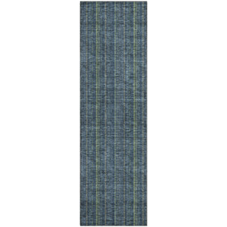 Piper Looms Mayfield Stripes AMF982 Blue Machine Washable Area Rug Runner Main Image