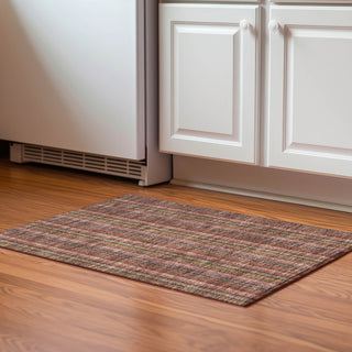 Piper Looms Mayfield Stripes AMF982 Blush Machine Washable Area Rug Scatter Lifestyle Image Feature
