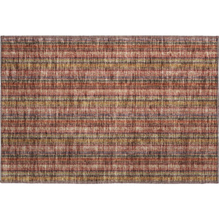 Piper Looms Mayfield Stripes AMF982 Blush Machine Washable Area Rug Scatter Main Image