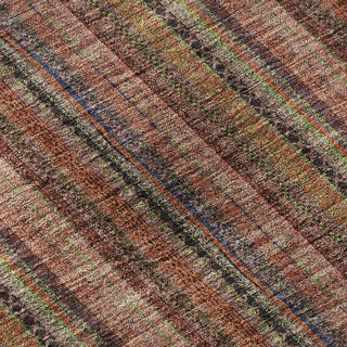 Piper Looms Mayfield Stripes AMF982 Blush Machine Washable Area Rug Swatch Image