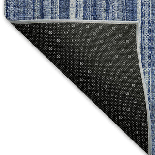 Piper Looms Mayfield Stripes AMF982 Denim Machine Washable Area Rug Backing Image