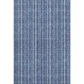 Piper Looms Mayfield Stripes AMF982 Denim Machine Washable Area Rug main image
