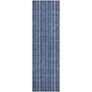 Piper Looms Mayfield Stripes AMF982 Denim Machine Washable Area Rug Runner Main Image