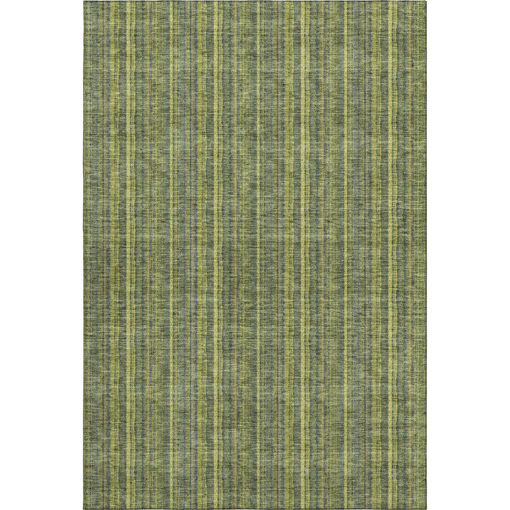 Piper Looms Mayfield Stripes AMF982 Olive Machine Washable Area Rug main image