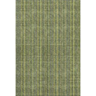 Piper Looms Mayfield Stripes AMF982 Olive Machine Washable Area Rug main image