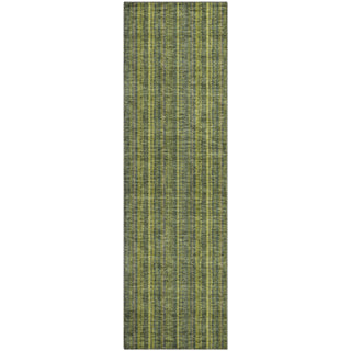 Piper Looms Mayfield Stripes AMF982 Olive Machine Washable Area Rug Runner Main Image