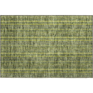 Piper Looms Mayfield Stripes AMF982 Olive Machine Washable Area Rug Scatter Main Image