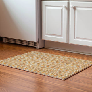 Piper Looms Mayfield Stripes AMF982 Peach Machine Washable Area Rug Scatter Lifestyle Image Feature