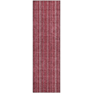 Piper Looms Mayfield Stripes AMF982 Pink Machine Washable Area Rug Runner Main Image