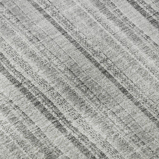 Piper Looms Mayfield Stripes AMF982 Silver Machine Washable Area Rug Swatch Image