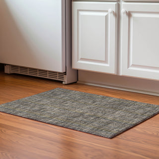 Piper Looms Mayfield Stripes AMF982 Taupe Machine Washable Area Rug Scatter Lifestyle Image Feature