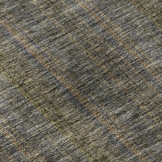 Piper Looms Mayfield Stripes AMF982 Taupe Machine Washable Area Rug Swatch Image