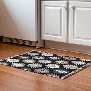 Piper Looms Mayfield Southwest AMF983 Black Machine Washable Area Rug Scatter Lifestyle Image Feature