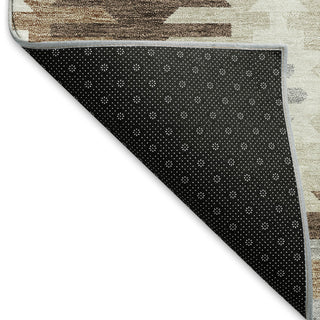 Piper Looms Mayfield Southwest AMF983 Brown Machine Washable Area Rug Backing Image